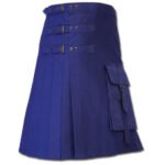 Purple Brutal Grace Utility Kilt for Active Men