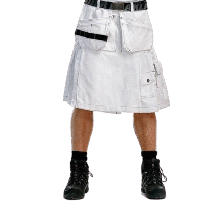 White Work Utility Kilts for sale